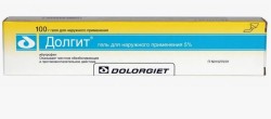 Долгит гель д/наружн. прим. 5% 100 г 1 шт.